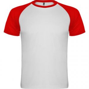 Спортивная футболка INDIANAPOLIS мужская, БЕЛЫЙ/КРАСНЫЙ 2XL
