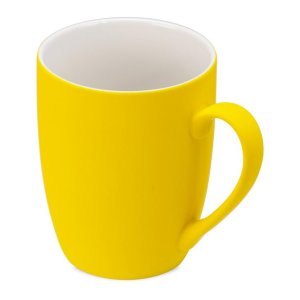 Кружка с покрытием soft-touch C1, желтый Кружка с покрытием soft-touch C1, желтый