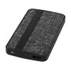 Зарядное устройство из ткани, 4000 mAh, черный