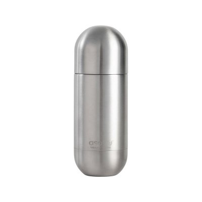 Термос ORB, серебристый, квадратная упаковка