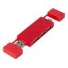 Двойной USB 2.0-хаб «Mulan», красный