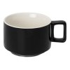 Набор чашка с бамбуковым блюдцем Sheffield, черный