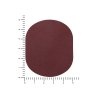 ПАТЧ ОВАЛ nubuk (коричневый ) 6,0 х 5,0 см