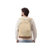 Рюкзак Shammy с эко-замшей для ноутбука 15, молочный
