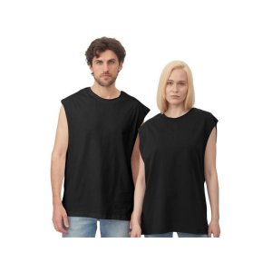 Майка оверсайз Berlin, унисекс, черный