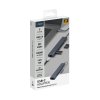 USB Type-C хаб 7-в-1, HDMI, Power Delivery, 2xUSB 3.0, RJ45, microSD/SD, графит, Deppa