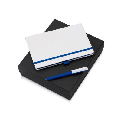 Подарочный набор Jacque 2.0. с ручкой и блокнотом, синий