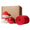 Набор подарочныйSNOWTIME: плед, кружка-снеговик, шар елочный в подарочной коробке Набор подарочныйSNOWTIME: плед, кружка-снеговик, шар елочный в подарочной коробке