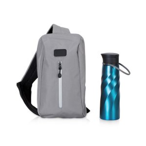 Подарочный набор с бутылкой для воды в сумке - слинге
Athletic nomad, синий Подарочный набор с бутылкой для воды в сумке - слинге
Athletic nomad, синий