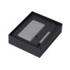 Подарочный набор c пластиковой ручкой, повербанком С2, 10000 mAh, серый