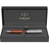 Ручка шариковая Parker «Sonnet Essentials Orange SB Steel CT», оранжевый, серебристый