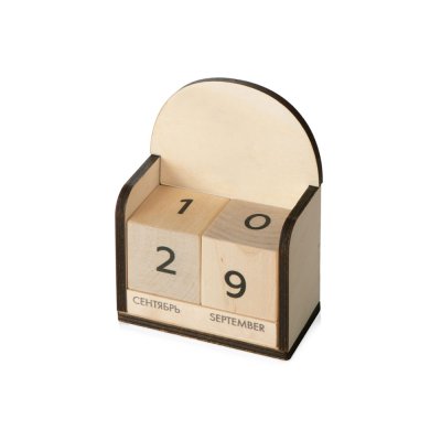 Настольный деревянный вечный календарь