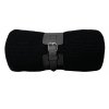 Плед"Belt"; чёрный; 130 х 180 см; 100% акрил, с поясом