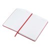Бизнес-блокнот C2 софт-тач, твердая обложка, 128 листов, красный