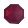 Зонт-полуавтомат Roof с куполом из переработанного пластика, бургунди 7421C