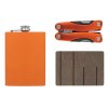 Набор с мультитулом и фляжкой Путешественник 2.0., оранжевый