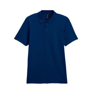 Футболка поло SOFTSTYLE ADULT DOUBLE PIQUE, МОРСКОЙ СИНИЙ S