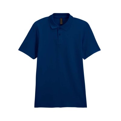 Футболка поло SOFTSTYLE ADULT DOUBLE PIQUE, МОРСКОЙ СИНИЙ S