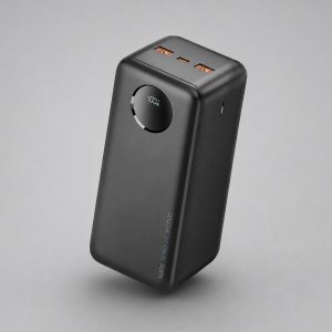 Внешний АКБ NRG Turbo V4 30000 мА-ч, дисплей, черный, Deppa