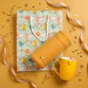Набор подарочныйFESTIVE: плед, кружка, пакет с новогодним принтом