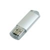 USB 2.0- флешка на 32 Гб с прозрачным колпачком, серебристый