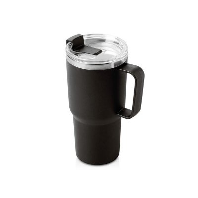 Термокружка KENCHER с двойными стенками из нержавеющей стали 304 и полипропилена, черный