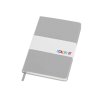 Бизнес-блокнот C2 софт-тач, твердая обложка, 128 листов, серый