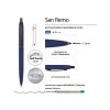 Ручка металлическая шариковая San Remo, софт-тач, 1.0 мм, синий