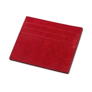 Картхолдер для 6 пластиковых карт с RFID-защитой Fabrizio, красный