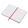 Бизнес-блокнот C2 софт-тач, твердая обложка, 128 листов, красный