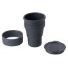 Силиконовый складной стакан GoCup, темно-серый