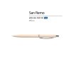 Ручка металлическая шариковая San Remo, софт-тач, 1.0 мм, пудровый