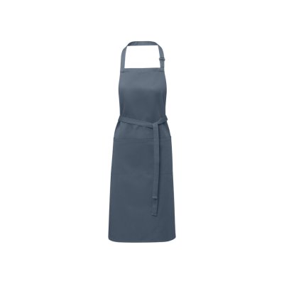 Фартук Andrea плотностью 240 г/м² с регулируемой завязкой на шее - Hale Blue