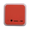 Портативная колонка Cube с подсветкой, красный