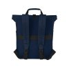Рюкзак для 15-дюймового ноутбука Joey объемом 15 л из брезента, переработанного по стандарту GRS, со сворачивающимся верхом, темно-синий