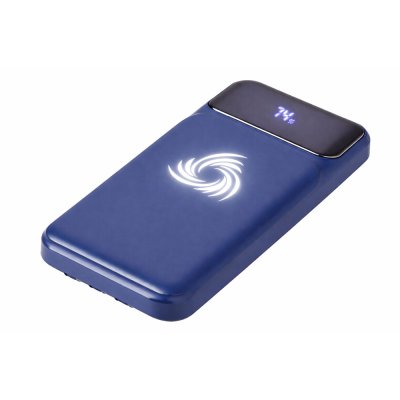 Внешний беспроводной аккумулятор c QC/PD Арти, 10000 mAh, темно-синий