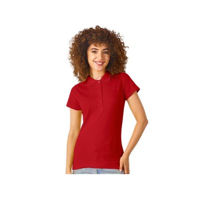 Рубашка поло First 2.0 женская, красный