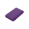 Внешний аккумулятор с подсветкой Ancor 5000 mAh, фиолетовый
