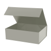 Подарочная коробка-трансформер средняя, серая