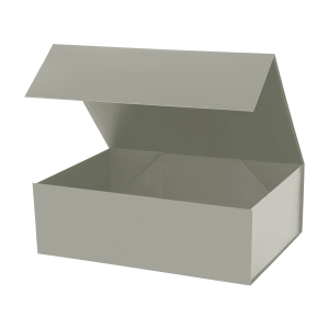 Подарочная коробка-трансформер средняя, серая