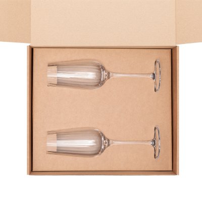 Подарочный набор 2 бокала для шампанского Blanche