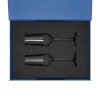 Подарочный набор 2 бокала для шампанского Black Edition в синей коробке