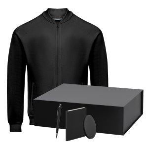 Набор с одеждой TORRES (толстовка, зарядное устройство, блокнот, ручка), черный, M Набор с одеждой TORRES (толстовка, зарядное устройство, блокнот, ручка), черный, M