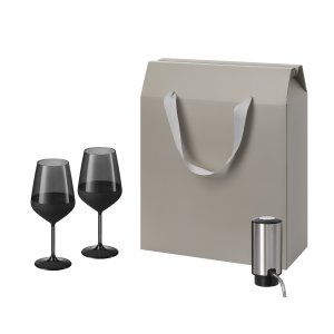 Подарочный набор Black Edition, Dante (2 бокала + аэратор для вина)