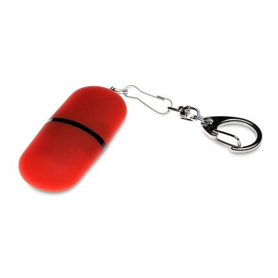 Флешка Goutte Soft-touch на 64 Гб, красный