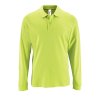 Рубашка поло мужская с длинным рукавом Perfect LSL Men, зеленое яблоко