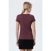 Футболка женская Regent Fit Women, бордовый меланж