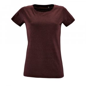 Футболка женская Regent Fit Women, бордовый меланж Футболка женская Regent Fit Women, бордовый меланж