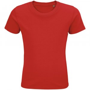 Футболка детская Pioneer Kids, красная Футболка детская Pioneer Kids, красная