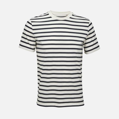 Футболка унисекс Legend, молочно-белая с темно-синим